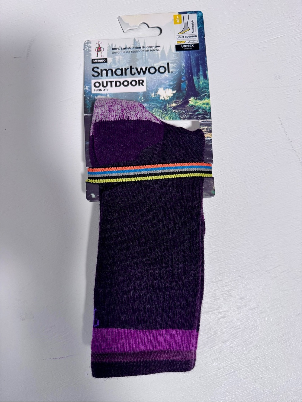 SMARTWOOL Unisex Purple Crew Socks